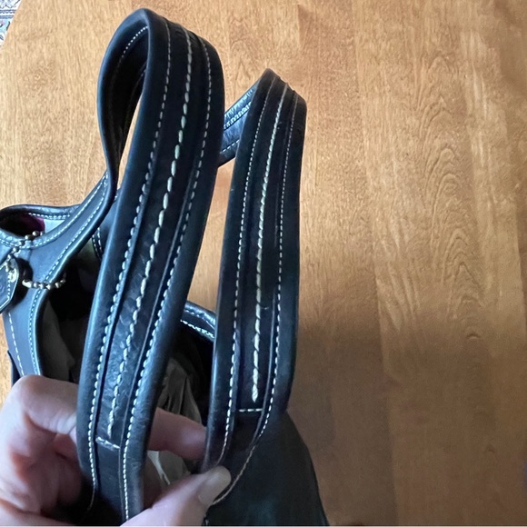 Coach Leather Legacy Ergo Hobo Satchel With Scarf #11285 - Picture 8 of 14